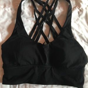 Black Lululemon Sports bra